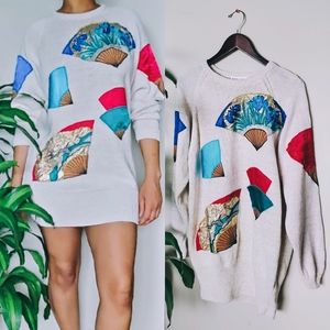 Vintage Bonnie Boerer & Company Fan sweater
